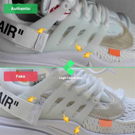 nike off white presto fake vs real - Real vs Replica Off White Nike Air Presto .